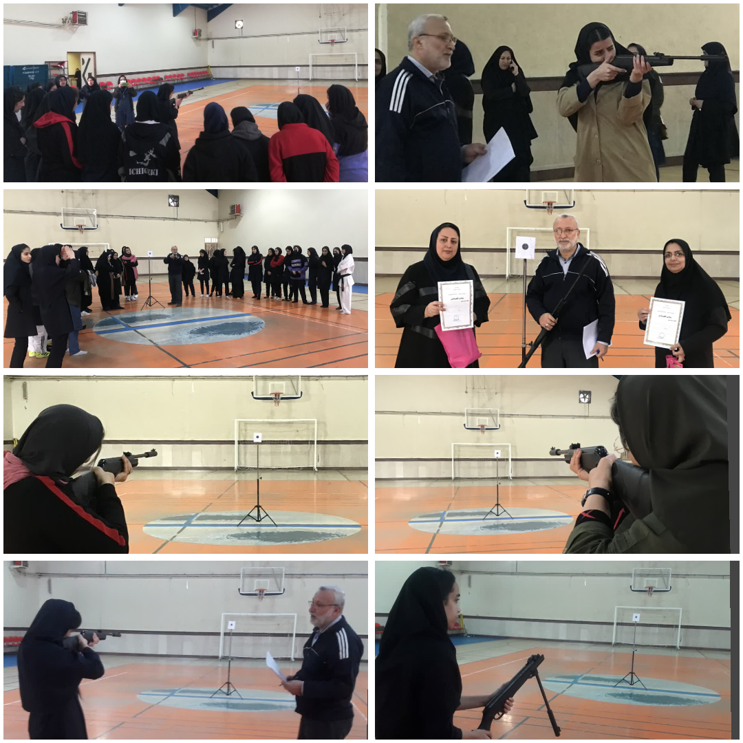 مسابقات تیراندازی با تفنگ بادی در لنگرود برگزار شد