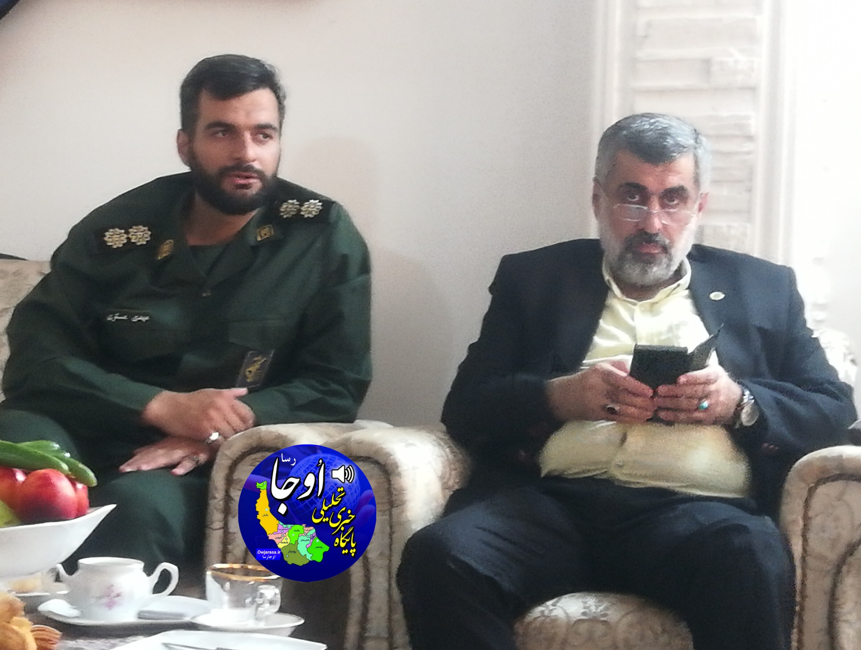 دیدار با جانباز ۷۰ درصد در لنگرود با هدف پاسداشت رشادت ایثارگران   