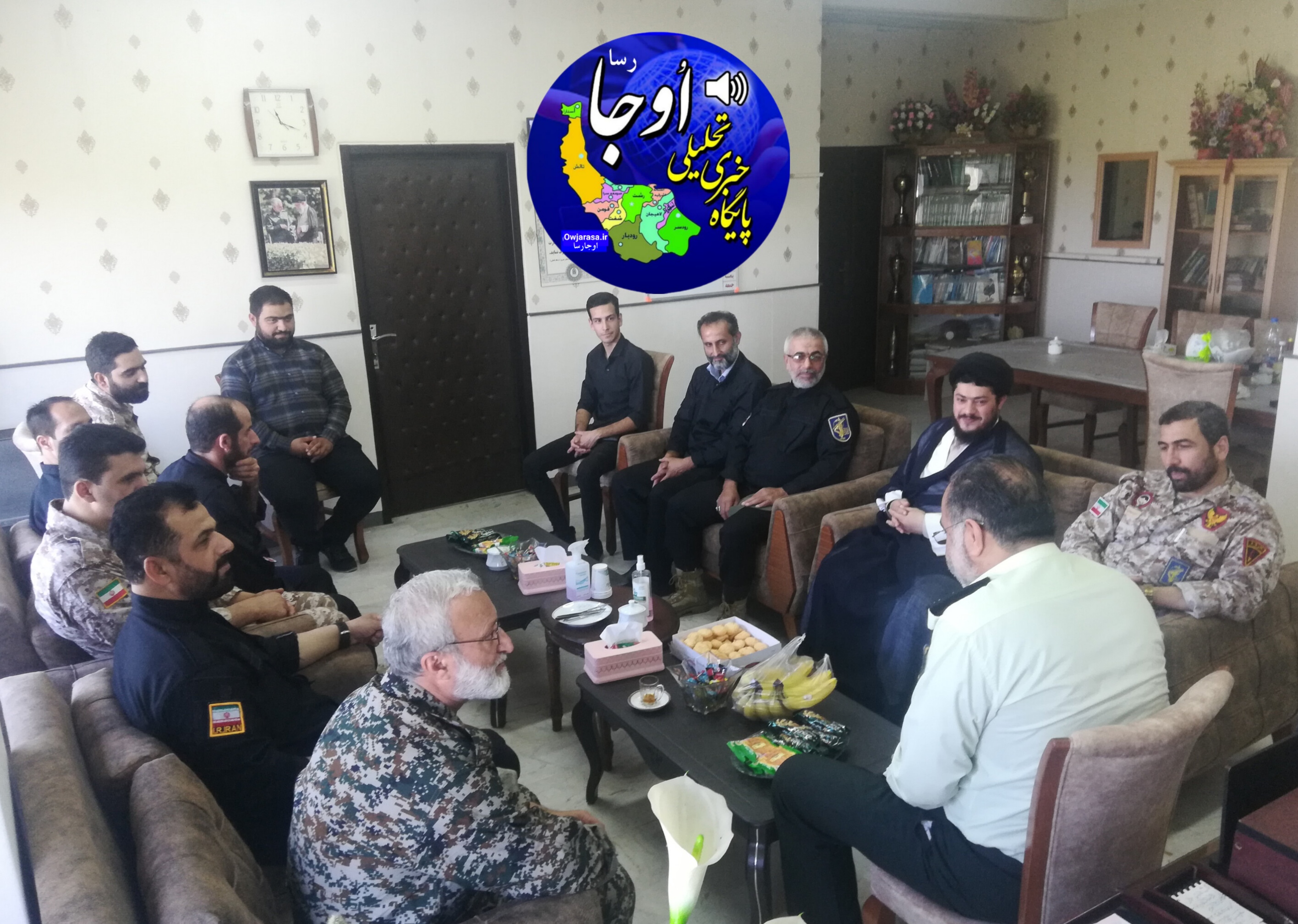 دیدار فرمانده گردان امنیتی امام علی(ع) با فرماندهی نیروی انتظامی شهرستان لنگرود به مناسبت هفته ناجا