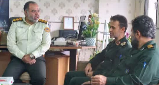 دیدار فرمانده تیپ نیروی مخصوص میرزاکوچک خان با فرماندهان انتظامی شهرهای شرق گیلان