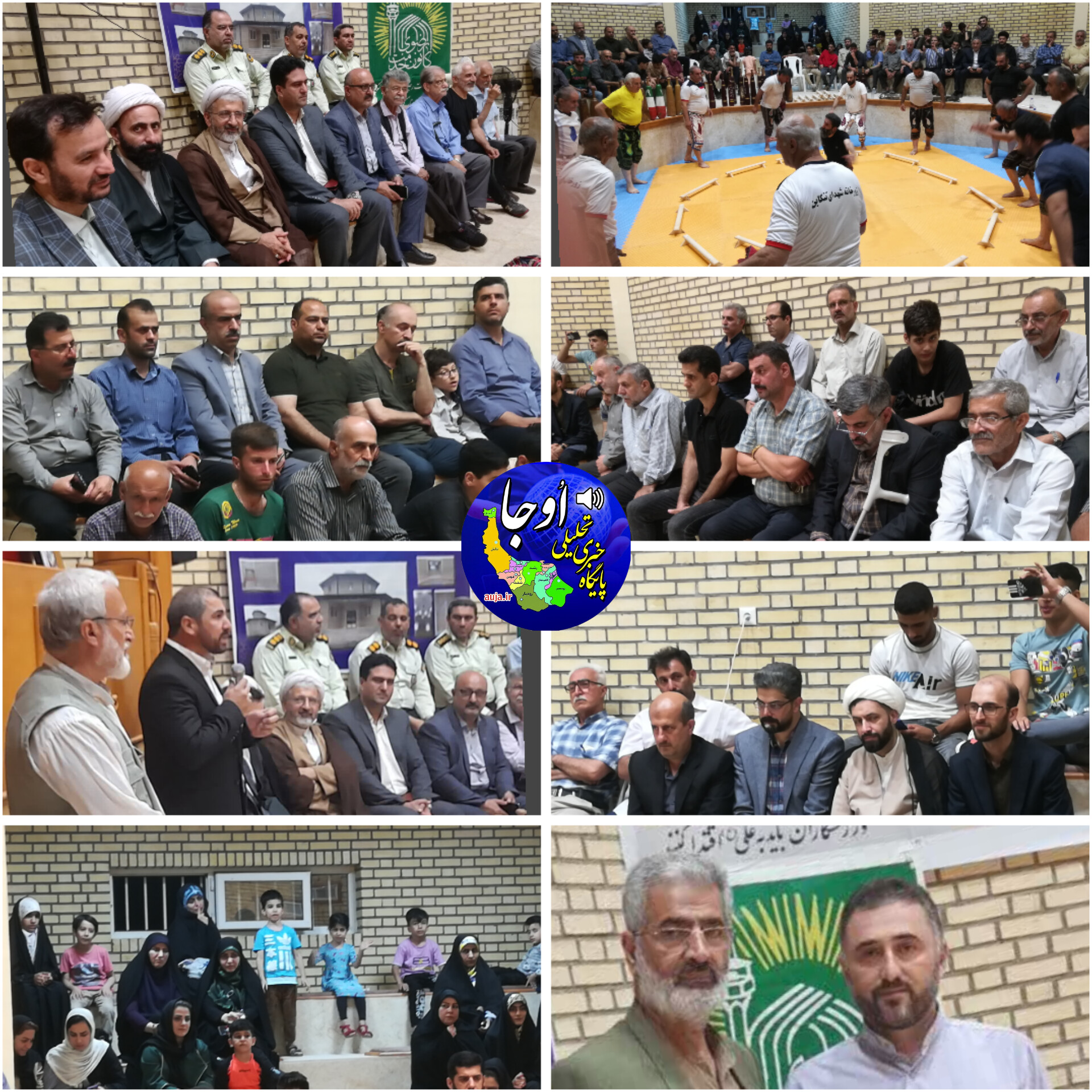 نخستین جشن دهه کرامت در زورخانه امام علی (ع) شهرستان لنگرود برگزار شد