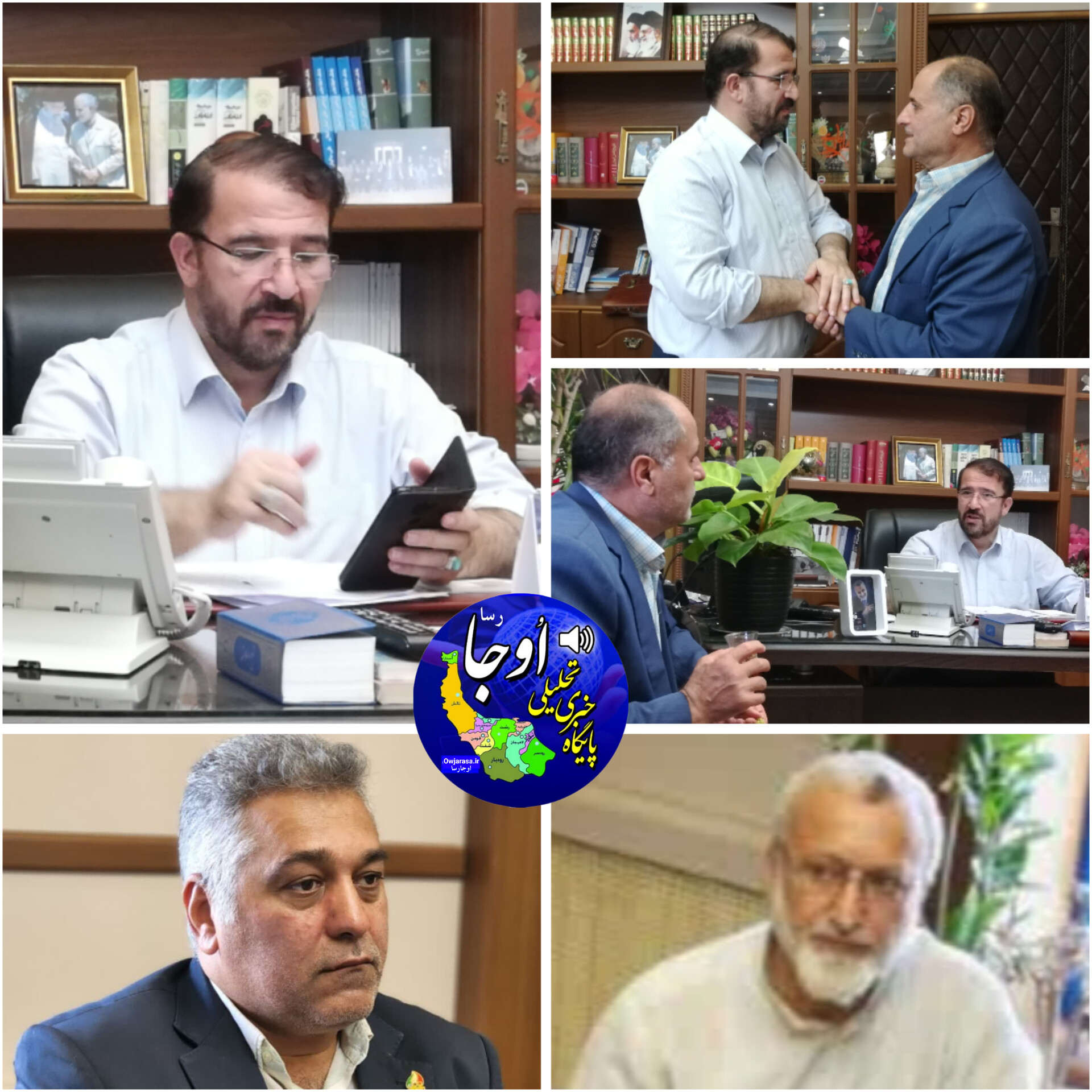 دیدار رئیس هیات تیراندازی گیلان با فرماندار شهرستان لنگرود