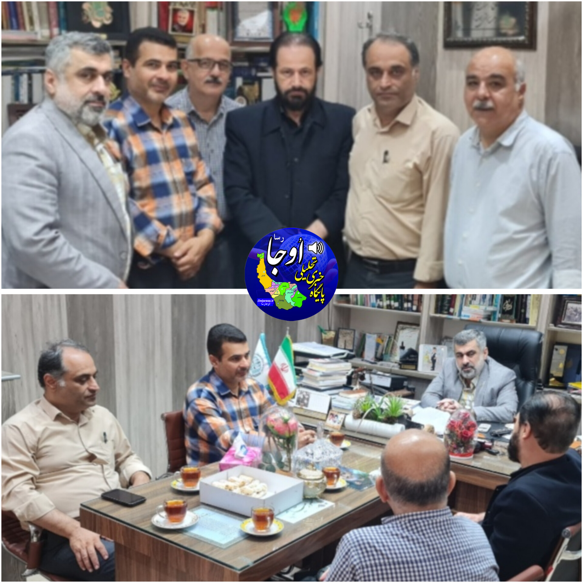 دست اندرکاران نخستین رویداد شعری استانی”سروت امرداد” با اسماعیل یکتایی در لنگرود دیدار کردند