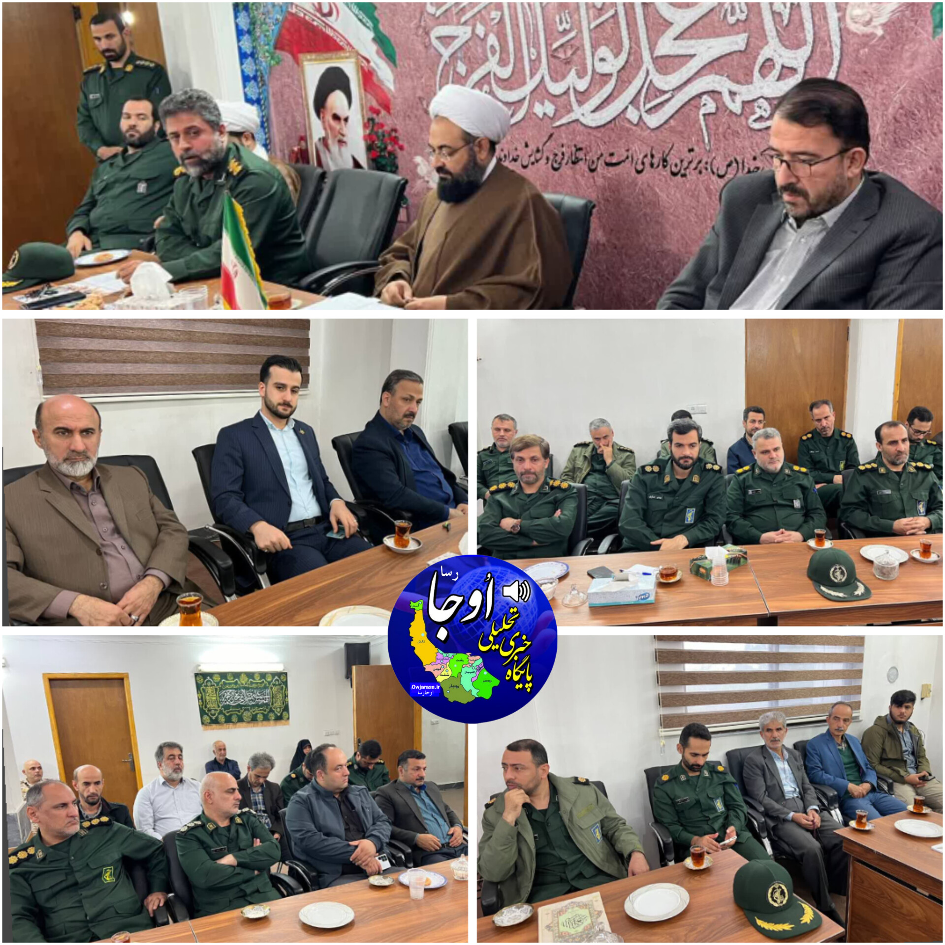 به مناسبت گرامیداشت هفته بسیج صورت گرفت؛ دیدار فرماندار و مسئولان لنگرود با امام جمعه این شهرستان