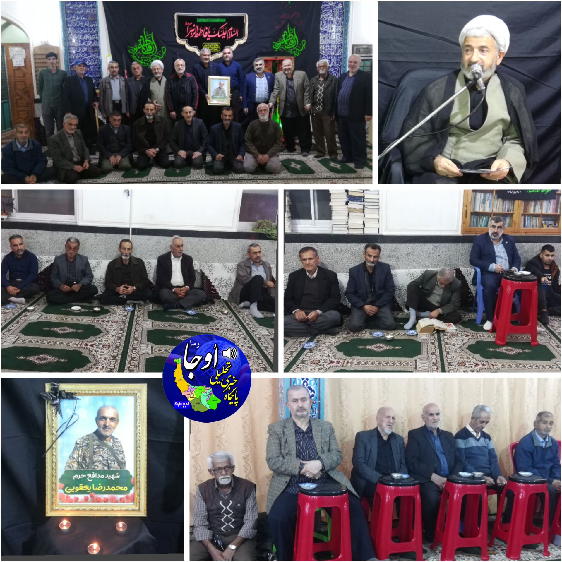 مراسم یادبود شهید مدافع حرم محمدرضا یعقوبی در چالکیاسر لنگرود برگزار شد 