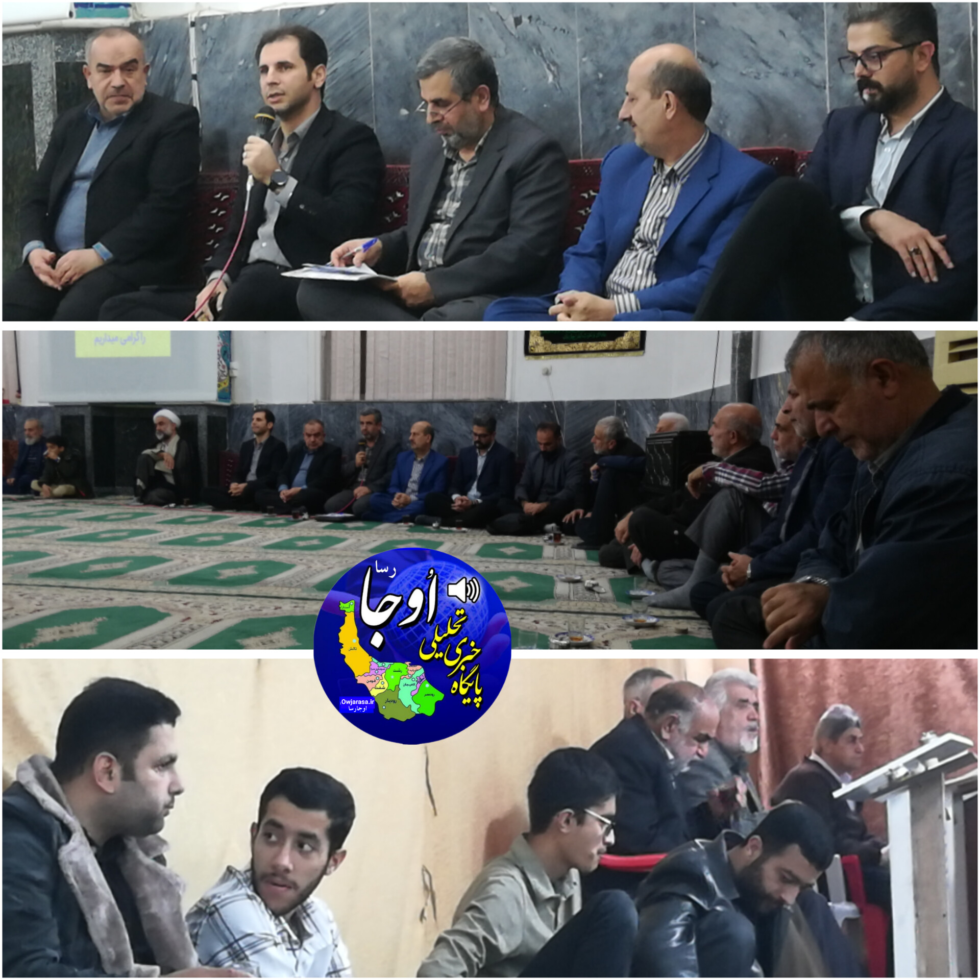 دیدار مردمی شهردار و اعضای شورای اسلامی شهر لنگرود با اهالی چالکیاسر در مسجد چهارده معصوم (ع) کمنی ها