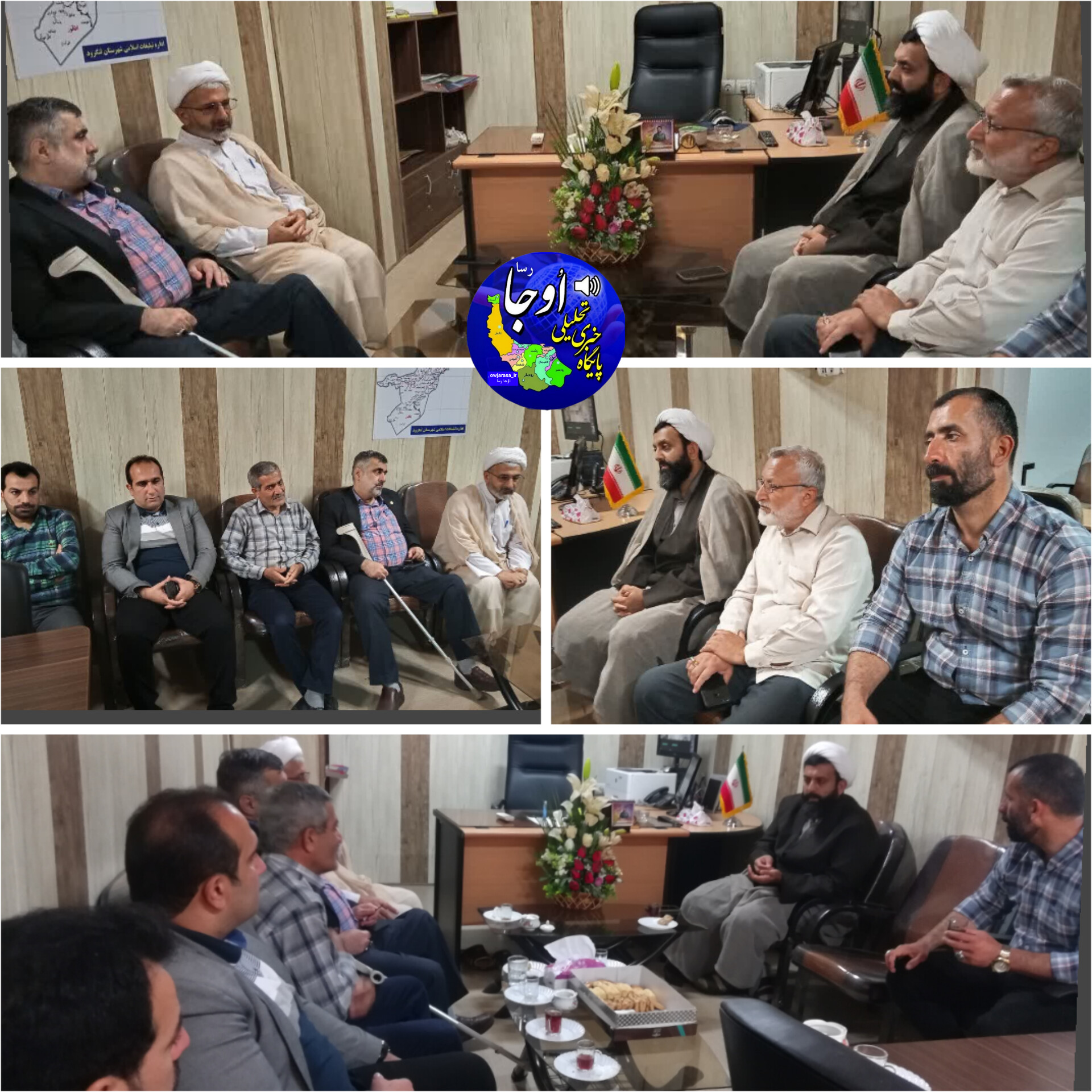 دیدار هیئت امنای مسجد جمعه چالکیاسر با رئیس اداره تبلیغات اسلامی شهرستان لنگرود