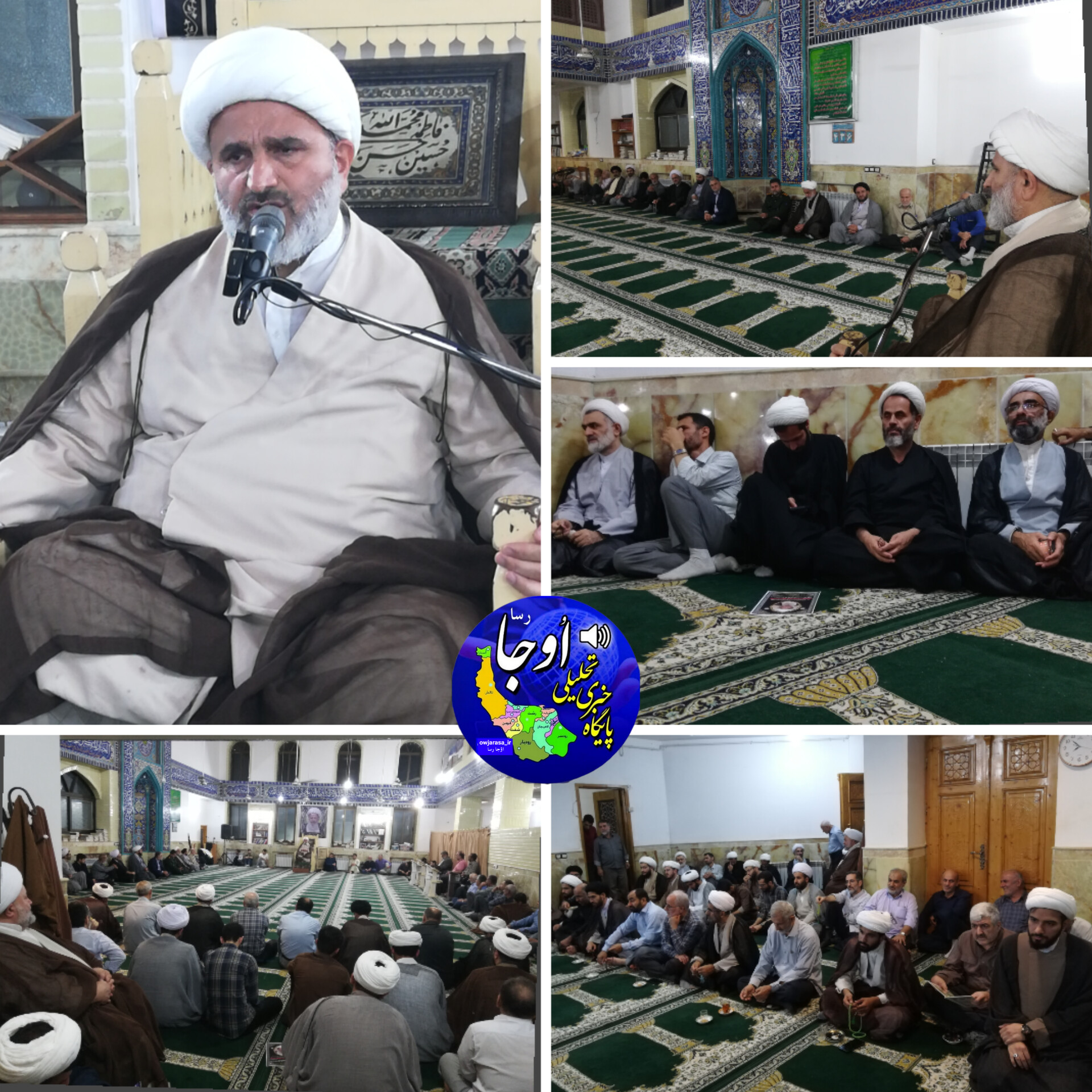 مراسم بزرگداشت آیت الله محفوظی در لنگرود برگزار شد