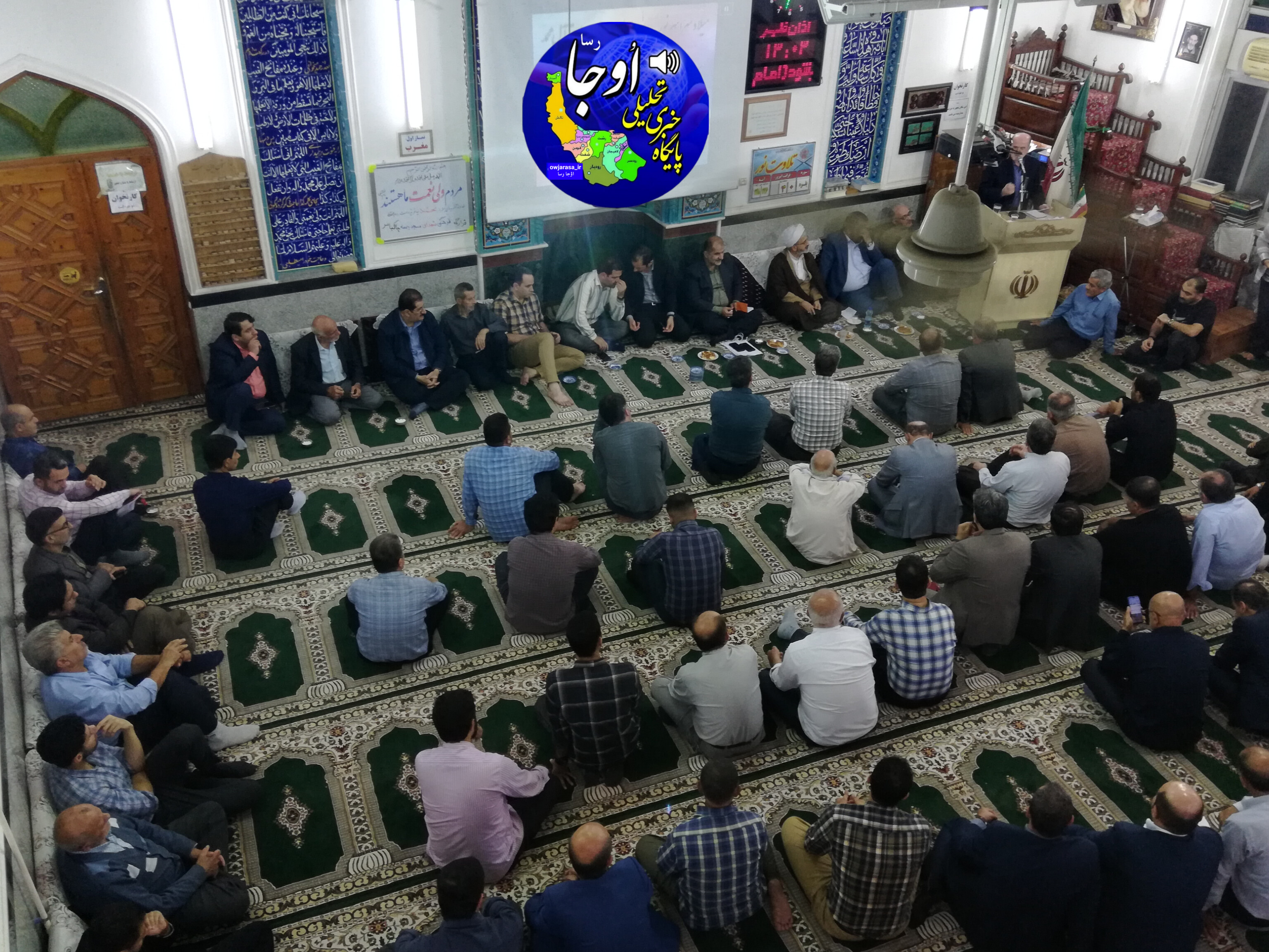برپایی میز خدمت در مسجد جمعه چالکیاسر لنگرود