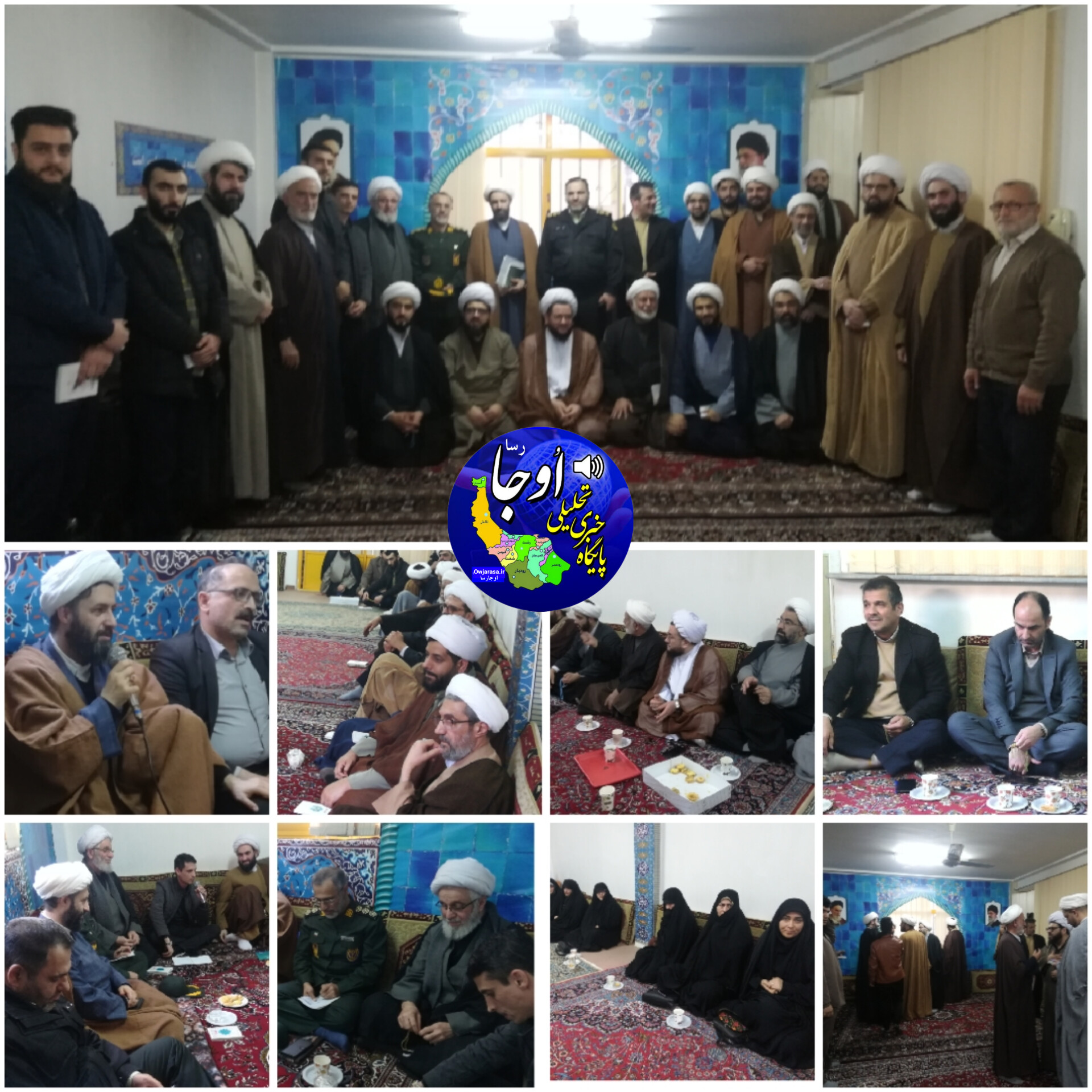 دیدار صمیمانه امام جمعه شهرستان خمام با ائمه جماعات، مبلغین و مبلغات این شهرستان